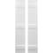 Ekena Millwork Americraft 3-Board, 3 Batten Exterior Real Wood Joined Board-n-Batten Shutters, ARW401BB311X80WHH, PR ARW401BB311X80WHH - alternate 1